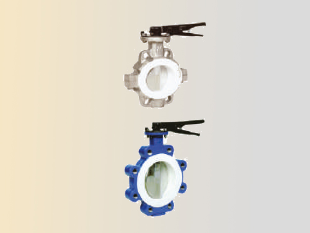 PTFE Sitli ve Ptfe Klepeli Kelebek Vanalar